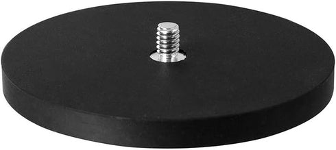 ARKON Mounts 88mm Diameter Round Heavy-Duty Magnetic Base with 1/4”-20 Camera Mounting Bolt...