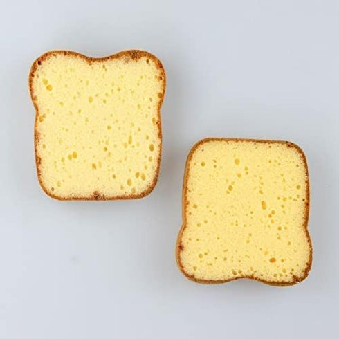 2-Count Fun Toast Dish Washing Compressed Cellulose Sponge for Kitchen Cleaning Supplies...