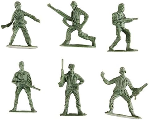 OIG Brands 144 PCS Toy Soldiers and Army Men Action Figures - Diverse Military Toys Playset for Creative Kids, Perfect Plastic Army Men Playset fo...