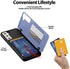 GOOSPERY Magnetic Door Bumper Case Compatible with Galaxy S21, Card Holder Wallet Case, Easy Magnet Auto Closing Protective Dual Layer Sturdy Phon...