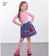 New Look Sewing Pattern UN6409A Autumn Collection Child's Pull-On Skirts Sewing Patterns, A (3-4-5-6-7-8)...