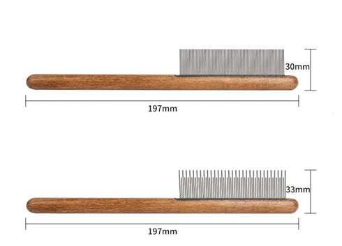 Pet Comb for Cats, Dematting Comb for Dogs,CISHNOU Solid Wood Pet Comb Grooming Tool for Cats,Dogs and rabbits (Single tooth)...