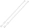 2 Pack Tension Curtain Rod 15.7-28 Inch, Small Short Adjustable Extendable Spring Loaded Rods for Windows Cabinet Blinds Closet Bedroom Kitchen Ba...