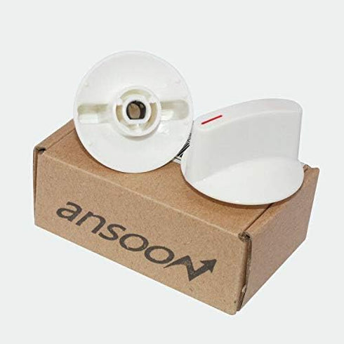Ansoon 2 Pack WH1X2721 Dryer Washer Timer Knob Replacement Part Compatible for GE Dryers Washers Replace AP2044893 PS271094