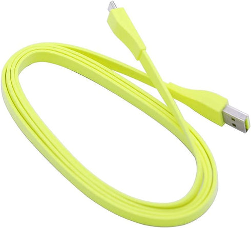 HUYUN 4ft/120cm USB Cable Compatible for Logitech UE Boom/Megaboom/Ultimate Ears MEGABLAST Speaker Yellow...