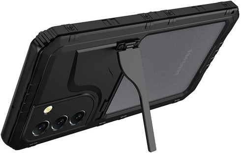 Galaxy S22 Plus Waterproof Case, Aluminum Metal Heavy Duty Tough Armour Full Body Protective Shockproof Drop Proof Hybrid Cover Military Outdoor S...