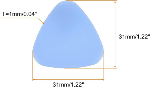 MECCANIXITY Phone Pry Opening Tools Plastic 50pcs Light Blue 1mm Thick for Mobile Phone PC Tablet Laptop LCD Screen Repair, Guitar Picks...