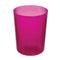 iDesign Round Plastic Trash Can for Bath, Bedroom, Office The Finn Collection –, 7.64" x 10", Magenta...