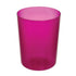 iDesign Round Plastic Trash Can for Bath, Bedroom, Office The Finn Collection –, 7.64" x 10", Magenta...