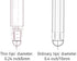 The Friendly Swede High Precision Stylus Pens for Touch Screens, 3pcs 5.5" Stylus Pen for iPad with Replaceable Thin-Tip, Incl. Replacement Tips, ...