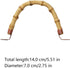 Angoily Rattan Teapot Handle Japanese Teapot Handle Replacement for Ceramic Pot Pottery Tea Pots Replacement Handle Accessories 3pcs...