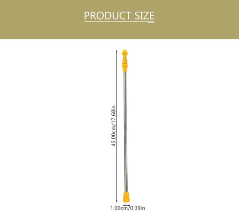Hose Wand Sprayer 6pcs Sprayer Accessories Stainless Steel Boom shrink hose plant sprayer heavy sprayer fittings plastic garden hose sprayer wand ...