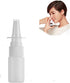 20ML White Empty Plastic Nasal Spray Bottles Pump Sprayer Mist Nose Spray Refillable Bottle For Saline Water Wash Applications Pack of 5...