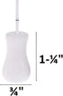Wood Cord Tassels 6Pack for Window Blinds White Cord Knobs Wooden Hanging Ball Pulls for Curtain Craft(6, White)...