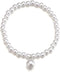 Boho Pearl Anklet Bracelet Handmade Pearl Ankle Bracelet Pearl Charm Foot Jewelry for Women...