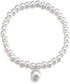 Boho Pearl Anklet Bracelet Handmade Pearl Ankle Bracelet Pearl Charm Foot Jewelry for Women...