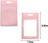 200 Pieces Mylar Zip Lock Aluminum Foil Bags, Flat Metallic Mylar Foil Flat ZipLock Food Storage Bags Pouch 3 x 4.7 Inch (Pink)...