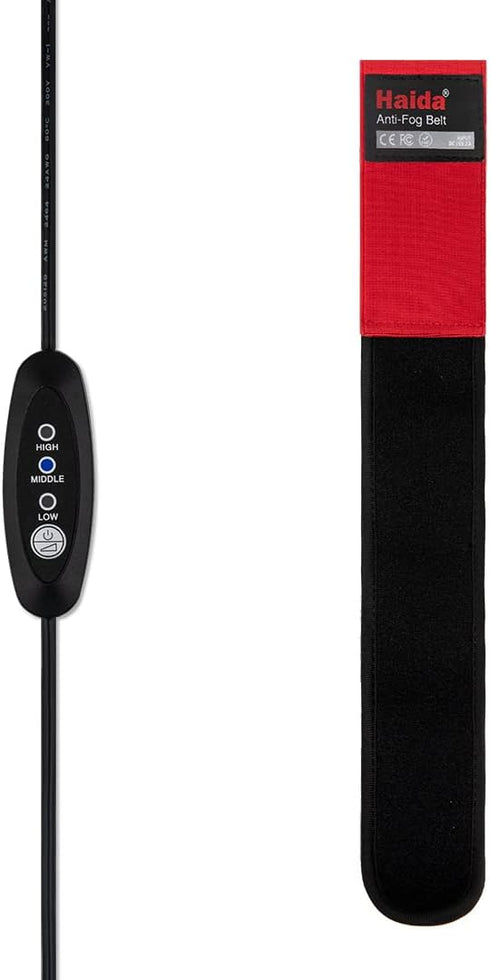 Haida Lens Heater Warmer Anti-Fog Demisting Belt Lens Heater Uniform 3 Settings Heat Modes USB Support...