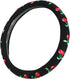 Automotive Cherry Car Accessory Embroidery Cute Women Handmade 15 inch Car Steering Wheel Cover (Green)...