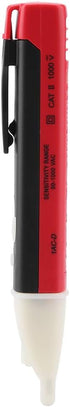 ViaGasaFamido Voltage Tester Pen Non Contact Electric Test Pencil Electricity Detector with LED Light Electricity Voltage Tester 90-1000V Red Hous...