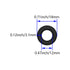 Othmro 50Pcs Nitrile Rubber O-Rings 3.1mm Wire Dia 18mm OD Metric Sealing Nitrile NBR Rubber Washers for Oil or Air Sealing Professional Plumbing ...