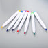 YIKANGHENG 40 Pcs Multicolour Mark Pen, Permanent Dry Erase Wipable Markers Pens with Blackboard Brush Sponge for Whiteboard, Plastic, Glass, Ston...