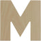 Wooden Letter M Cutouts 8 Inch Wooden Letters for Wall Decor, Home Decor, Crafts, and Party Decorations by Woodpeckers...