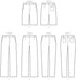McCall Pattern Company McCall's Learn Men's Shorts, Straight, Slim Fit Pants Sewing Patterns, Sizes 30-36, White...