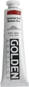 2 Oz Heavy Body Acrylic Color Paints Color: Cadmium Red Medium Hue...