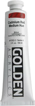2 Oz Heavy Body Acrylic Color Paints Color: Cadmium Red Medium Hue...