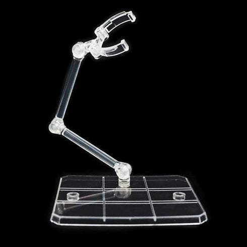 Action Figure Stand, Doll Model Display Holder Base Doll Support Stand Compatible with HG RG SD SHF Gundam 1/144 Toy Collectible Display and Stora...