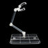 Action Figure Stand, Doll Model Display Holder Base Doll Support Stand Compatible with HG RG SD SHF Gundam 1/144 Toy Collectible Display and Stora...