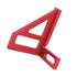 Imperial 3D Multi-Angle Measuring Ruler, Red 45/90 Degree Aluminum Alloy Woodworking Square Protractor, Miter Triangle Ruler High Precision Layout...