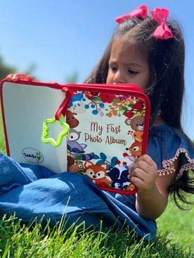 Baby Photo Album - Soft Baby Book First Year Baby Photo Book | My First Book of Photos with Woodland Animals - Baby Album Holds 4x6 Pictures for M...
