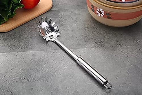 Pasta Fork, Pasta Spoon, Spaghetti Sever, Durable Stainless Steel Pasta Server, Spaghetti Spoon Server, Heat Resistant, 12 inch...