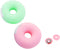 Candy Color Tape Dispenser, Small Cute Donut-Shaped Tape Organizer Desk for Home Office or School Supply (2Pcs Round)...