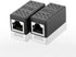 2Pcs RJ45 Coupler Connector Coupling Extension Adapter Cat6A Network LAN Ethernet Cable for Cat7/Cat6a/Cat5e Ethernet Cable Extender Adapter Femal...