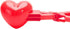 Red Winter Snowball Maker Clips, Duck Heart Shaped Snow Ball Maker Clamps, Outdoor Winter Play Snow Sand Mold Tools for Sandboxes and Beach Tool S...