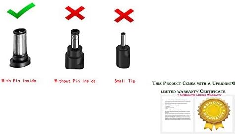 GEP Sunny Tech Replacement AC Adapter DC19V Output for LG LED Monitor 24" 24LF452B, 43" 43LF5100, 49" 49LF5100....