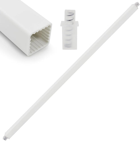 Replacement Towel BAR 24" Rod Spring Loaded Ends Durable Plastic Wall Mounted...