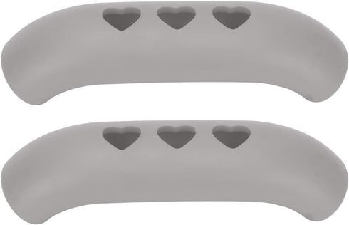 2 Pieces Silicone Hot Handle Holder, Non Slip Pot Holders Cover Assist Hot Pan Handle Rubber Heat Resistant Pot Sleeve Grip Cookware Handle for Fr...