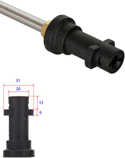 Pressure Washer Extension Wand - Sprayer Lance Extension with 5 Spray Nozzles, Angled Extension Wand for Car Washer, High Pressure Washer Gutter R...
