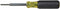 Klein Tools 32559 Multi-bit Screwdriver / Nut Driver, Extended Reach 6-in-1 Tool with Nut Driver, Phillips and Slotted Bits...