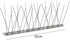 2 Pieces Bird Spike Bird Fence Spikes Bird Deterrent Spikes Bird Repellent Fence Spikes Anti-Bird Nest Fence Spike Bird Deterrent Strip with Stain...