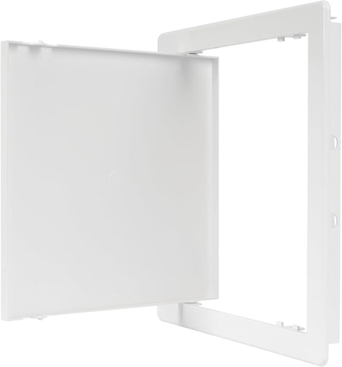 10 x 10 White Plastic Access Panel. Service Shaft Door Panel. Plumbing, Electricity, Heating, Alarm Wall Access...