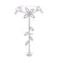 Chargances Boho Rhinestone Foot Chain with Toe Ring Crystal Barefoot Sandals Ankle Bracelet Beach Wedding Ankle Chain Jewelry for Women and Girls(...