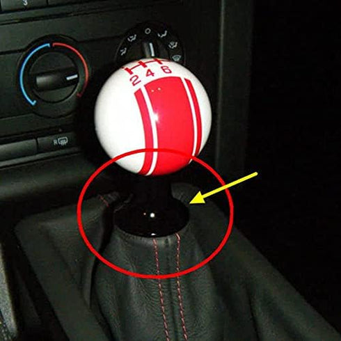 KIMISS Aluminum Shift Knob Boot Retainer, Car Gear Shift Knob Boot Retainer Nut Adapter M10x1.5 Thread Fit for Honda // Shift Boot knob Adapter...
