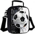 Lunch Tote, 2019 Upgrade Insulated Football Lunch Bag- Waterproof Reusable Lunch Box Portable Meal Bag Ice Pack for Kids Boys Girls -Black...