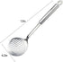 Skimmer Slotted Spoon kitchamajigs Strainer Ladle Heavy Duty 304 Stainless Steel Metal Spatula - Skimmer Slotted Spoon, Cooking Spoon for KitchenS...