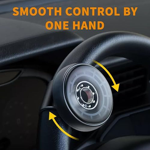 No Tool Required Easy Set Up Silicone Steering Wheel Spinners for Automobiles...